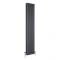 Milano Windsor - Vertical Triple Column Anthracite Traditional Cast Iron Style Radiator - 1800mm x 380mm