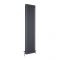 Milano Windsor - Vertical Triple Column Anthracite Traditional Cast Iron Style Radiator - 1800mm x 470mm