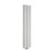 Milano Aruba Flow - White Vertical Double Panel Middle Connection Designer Radiator 1600mm x 354mm