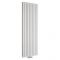 Milano Aruba Flow - White Vertical Double Panel Middle Connection Designer Radiator 1600mm x 590mm