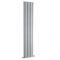 Milano Aruba - Silver Vertical Designer Radiator 1800mm x 354mm (Double Panel)