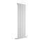 Milano Alpha - White Vertical Single Slim Panel Designer Radiator 1600mm x 560mm