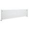Milano Capri - White Horizontal Flat Panel Designer Radiator 472mm x 1780mm