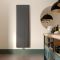 Milano Skye - Anthracite Aluminium Vertical Designer Radiator (Single Panel) - Choice of Size