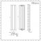 Milano Solis - Anthracite Vertical Aluminium Designer Radiator 1600mm x 370mm