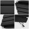Milano Alpha - Black Horizontal Double Slim Panel Designer Radiator 635mm x 420mm