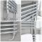 Milano Arno Electric - Chrome Bar on Bar Heated Towel Rail - Choice of Size and Element