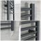 Milano Artle Electric - Straight Anthracite Heated Towel Rail 1800mm x 400mm