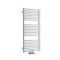 Milano Via - White Bar on Bar Central Connection Heated Towel Rail 1065mm x 500mm