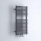 Milano Via - Anthracite Bar on Bar Central Connection Heated Towel Rail 835mm x 400mm