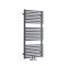 Milano Via - Anthracite Bar on Bar Central Connection Heated Towel Rail 1065mm x 500mm
