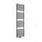 Milano Via - Anthracite Bar on Bar Central Connection Heated Towel Rail 1823mm x 500mm