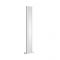 Milano Icon - White Vertical Mirrored Designer Radiator 1800mm x 265mm (Double Panel)