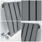 Milano Capri - Anthracite Vertical Flat Panel Designer Radiator 1600mm x 472mm (Single Panel)