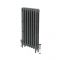 Milano Mercury - Cast Iron Radiator - 660mm Tall - Antique Silver - Multiple Sizes Available