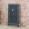 Milano Mercury - 3 Column Cast Iron Radiator - 760mm Tall - Antique Silver - Multiple Sizes Available