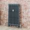 Milano Mercury - Cast Iron Radiator - 860mm Tall - Antique Silver - Multiple Sizes Available