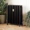Milano Isabel - 4 Column Cast Iron Radiator - 760mm Tall - Antique Graphite - Multiple Sizes Available