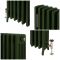 Milano Isabel - 4 Column Cast Iron Radiator - 660mm Tall - Farrow & Ball Duck Green - Multiple Sizes Available