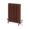 Milano Isabel - 4 Column Cast Iron Radiator - 760mm Tall - Farrow & Ball Eating Room Red - Multiple Sizes Available