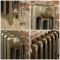 Milano Mercury - 4 Column Cast Iron Radiator - 460mm Tall - Natural Brass - Multiple Sizes Available