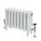 Milano Mercury - 4 Column Cast Iron Radiator - 360mm Tall - Porcelain White - Multiple Sizes Available