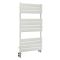 Milano Lustro Dual Fuel - Designer White Flat Panel Heated Towel Rail - Various Sizes and Cable Cover Option