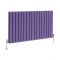 Milano Alpha - Lush Purple Horizontal Designer Radiator (Double Panel) - 635mm Tall - Choice Of Width