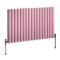 Milano Aruba - Camellia Pink Horizontal Designer Radiator (Double Panel) - Choice of Size