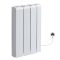 Milano Tuc - White Ceramic Core 700W Plug-In Smart Electric Heater - 570mm x 354mm