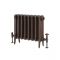 Milano Alice - Low-Level Classic Column Cast Iron Radiator - 460mm Tall - Antique Copper - Multiple Sizes Available