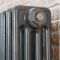 Milano Alice - Low-Level Classic Column Cast Iron Radiator - 460mm Tall - Dark Pewter - Multiple Sizes Available