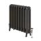 Milano Tamara - Oval Column Cast Iron Radiator - 760mm Tall - Black - Multiple Sizes Available