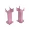 Milano - Camellia Pink Floor-Mounting Feet for Aruba Designer Radiators