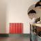 Milano Aruba - Siamese Red Horizontal Designer Radiator - 635mm Tall - Choice Of Width