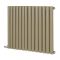 Milano Aruba Electric - Elk Brown Horizontal Designer Radiator - 635mm Tall - Choice of Size, Thermostat and Cable Cover
