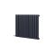 Milano Aruba Electric - Regal Blue Horizontal Designer Radiator - 635mm Tall - Choice of Size, Thermostat and Cable Cover