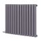 Milano Aruba Electric - Dahlia Purple Horizontal Designer Radiator - 635mm Tall - Choice of Size, Thermostat and Cable Cover