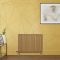 Milano Aruba Electric - Autumn Yellow Horizontal Designer Radiator - 635mm Tall - Choice of Size, Thermostat and Cable Cover