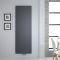 Milano Riso - Anthracite Flat Panel Vertical Designer Radiator 1800mm x 600mm (Single Panel)