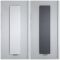 Milano Riso - Flat Panel 1800mm Vertical Designer Radiator (Single Panel) - Choice of Size and Finishes