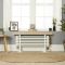 Milano Windsor Bench - Horizontal White Traditional Cast Iron Style Column Radiator with Seat - 480mm x 1000mm