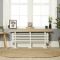 Milano Windsor Bench - Horizontal White Traditional Cast Iron Style Column Radiator with Seat - 480mm x 1200mm