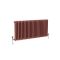 Milano Windsor - Booth Red Horizontal Traditional Column Radiator - Triple Column - Choice of Size