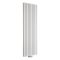 Milano Aruba Flow - White Vertical Middle Connection Designer Radiator (Double Panel) - Various Sizes