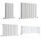 Milano Capri - White Horizontal Flat Panel Designer Radiator - Choice Of Height & Width