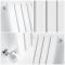 Milano Capri - White Horizontal Flat Panel Designer Radiator - Choice of Size