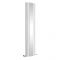 Milano Icon - White Vertical Mirrored Designer Radiator - Various Sizes