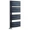 Milano Azore - Anthracite Curved Heated Towel Rail 1080mm x 550mm