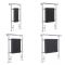 Milano Elizabeth - Anthracite Traditional Heated Towel Rail - Various Sizes